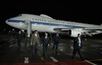 GATES ARRIVES IN MOSCOW - Click for high resolution Photo