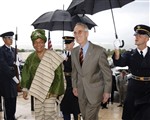 LIBERIAN PRESIDENT - Click for high resolution Photo