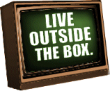 Live Outside the Box tv screen
