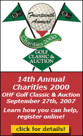 Support OHF at the 2008 Charities 2000 Golf Tournament