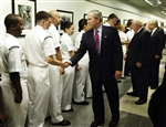 PRESIDENT THANKS TROOPS - Click for high resolution Photo