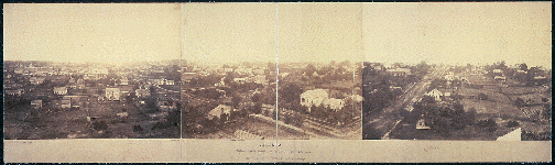 Atlanta, before being burnt: by order of Gen'l. Sherman, from the cupola of the Female Seminary.