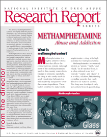 Methamphetamine Abuse and Addiction Research Report Cover