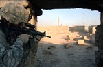 MOSUL CEMETERY PATROL - Click for high resolution Photo