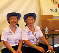 Twin volunteers