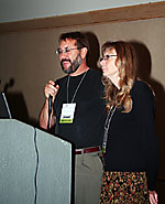 Billy Martin and Deanna Meinke, co-organizers of the conference