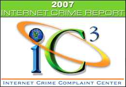 2007 Internet Crime Report, Internet Crime Complaint Center