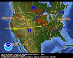 National Weather Map - Click here to enlarge