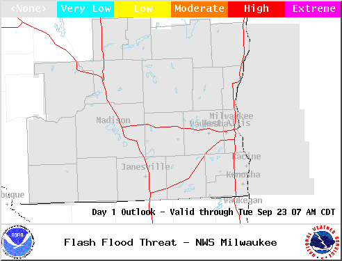 local flash flooding outlook graphic