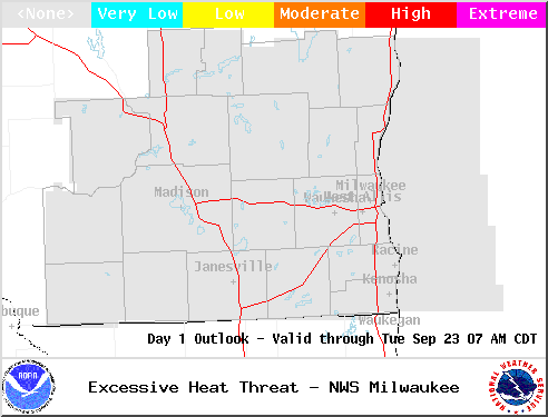 local excessive heat outlook graphic