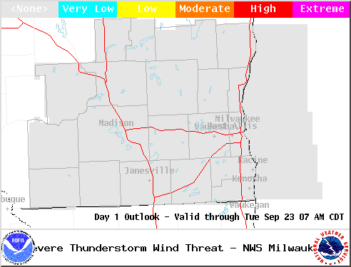 local severe wind outlook graphic