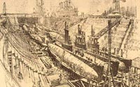 Submarines in Dry Dock