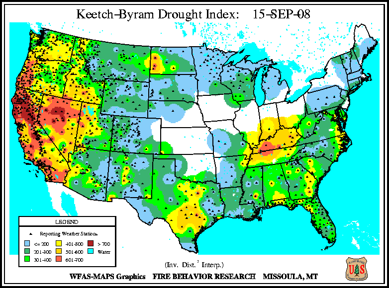 Keetch-Byram Drought Index