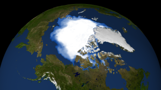 Sea ice concentration3-year moving average from 1979-1981 through 2004-2006.
