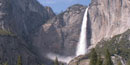 Upper Yosemite Fall with spring runoff