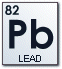 Chemical element sign for Lead