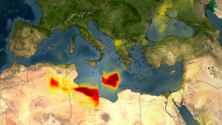 Carbon monoxide near Greece (without date labels)