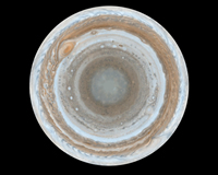 Cassini's Best Maps of Jupiter (South Polar Map)