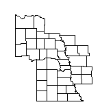 This map displays the potential for flooding.