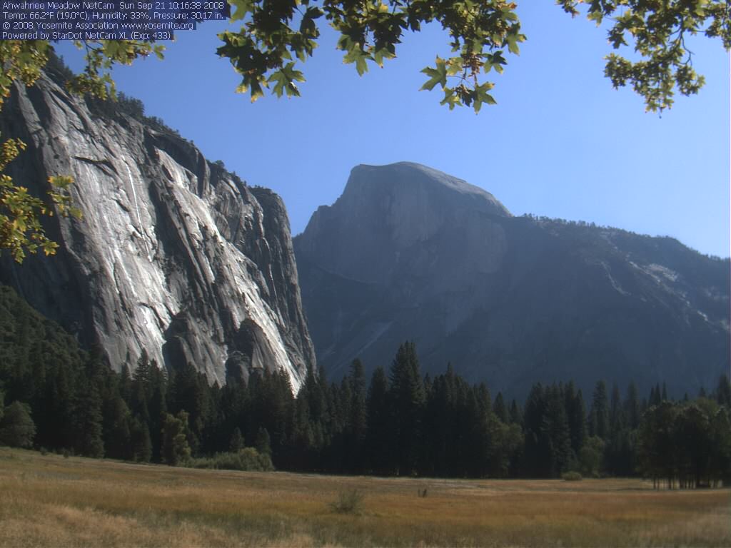 View east from Ahwahnee Meadow