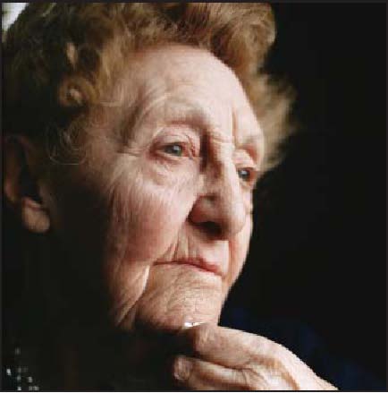 Photograph of elderly woman
