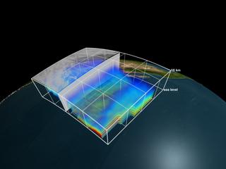  Aqua-AIRS water vapor data (wide view)