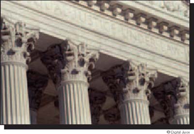Columns of U.S. Supreme Court Building