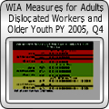 WIA Measures for Adults, Dislocated Workers and Older Youth PY 2005, Q4