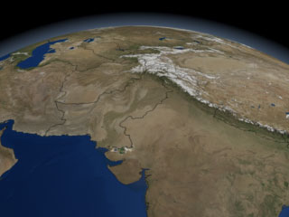 This animation shows landcover changes as we zoom over Western Asia.
