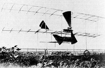 The Herring bi-motor powered glider (1898)