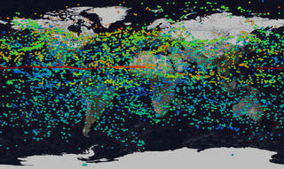 Particle model for August 13, 1991