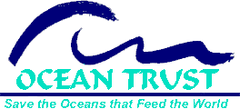 Ocean Trust Logo.  Save the Oceans that Feed the World.