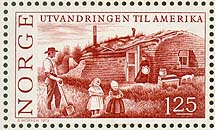 norwegian settler stamp