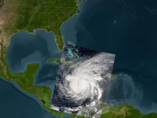 Hurricane Ivan, September 10, 2004, Terra Satellite