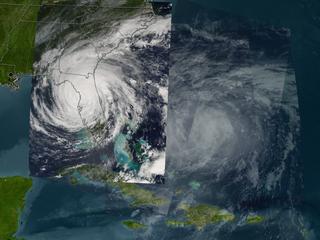 Hurricane Jeanne, September 26, 2004, Aqua Satellite