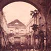 Thumbnail image of Eadweard Muybridge's "Ruins of the Church of Santo
     Domingo, Panama (Albumen silver print, circa 1875)"