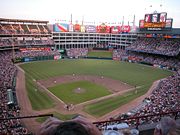Rangers Ballpark in Arlington, home of the Texas Rangers