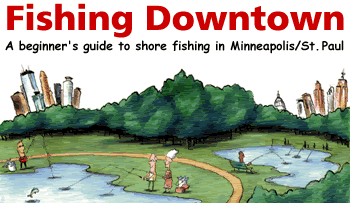 People fishing on Twin Cities' lakes - illustration by Jeff Tolbert