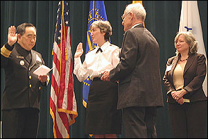 Photo: Schuchat's swearing-in ceremony