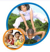 Images of Active Children and Families