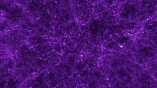 This animation flies through the cosmic web of the early universe. At the end, we see the Hubble Space Telescope collecting data points. 
