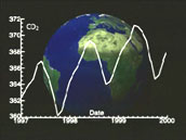 An thumbnail for an Animation that explains part of climate change today. Caption explains further.