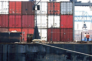Stacked Containers - copyright © 2006