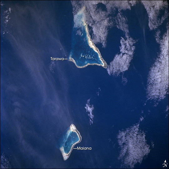 Tarawa and Maiana Atolls