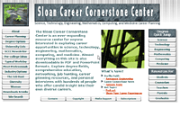 Sloan Career Cornerstone Center Site Screen Capture