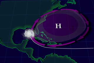 During summer 2004 and 2005, the Bermuda High expanded to the south and west, which steered hurricanes into the Gulf of Mexico rather than up the east coast or curving out to sea.