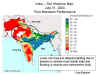 India Soil Moisture Map, July 31, 2004