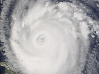 Hurricane Frances, September 1, 2004, Terra Satellite