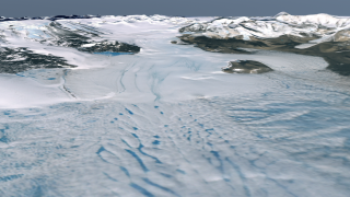 This brief animation does a mosaic dissolve between the lower resolution MOA data of Koettlitz Glacier to the high resolution LIMA data of the same region.
