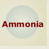 Ammonia Topic Page image - the word Ammonia